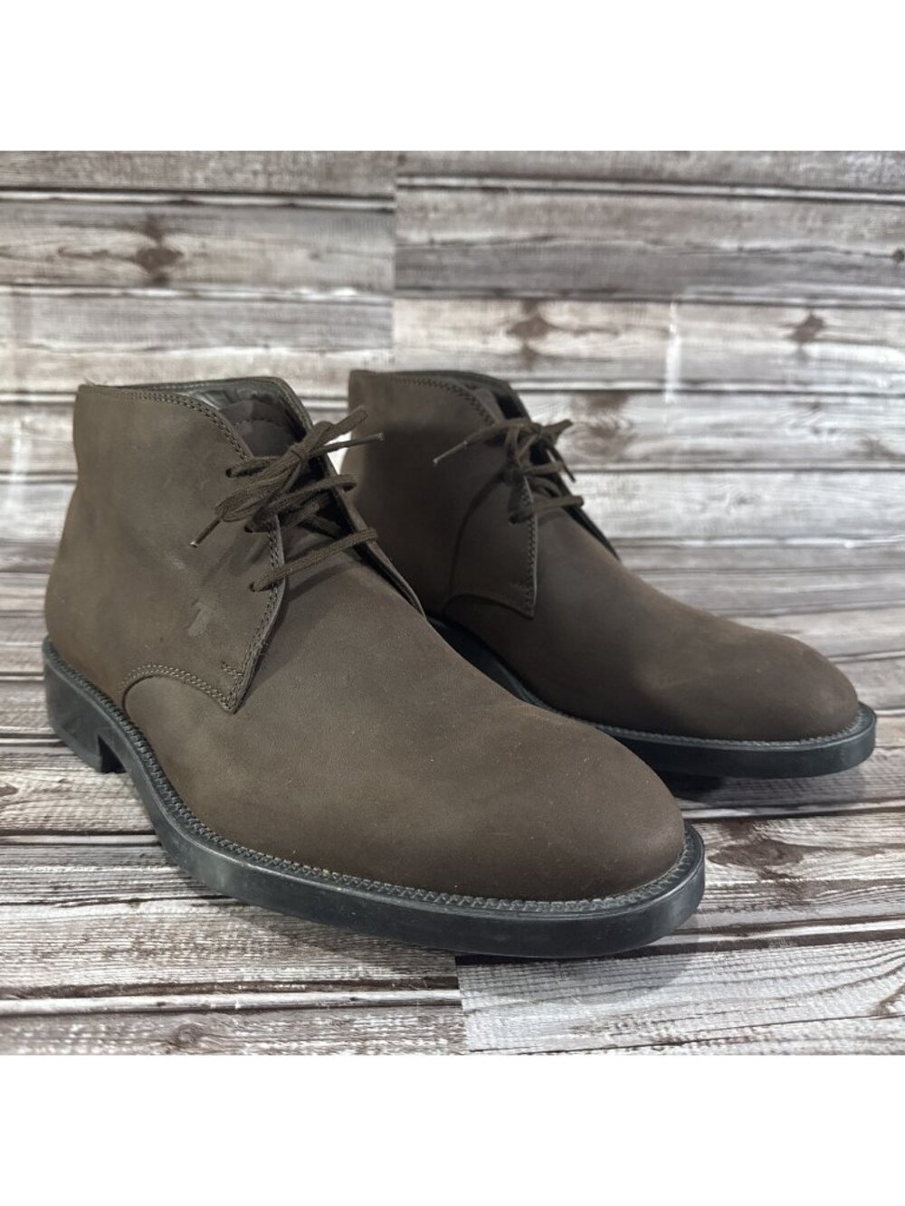 Tod's chukka suede boots Shoes Size 7 US Color Brown New Made In Italy